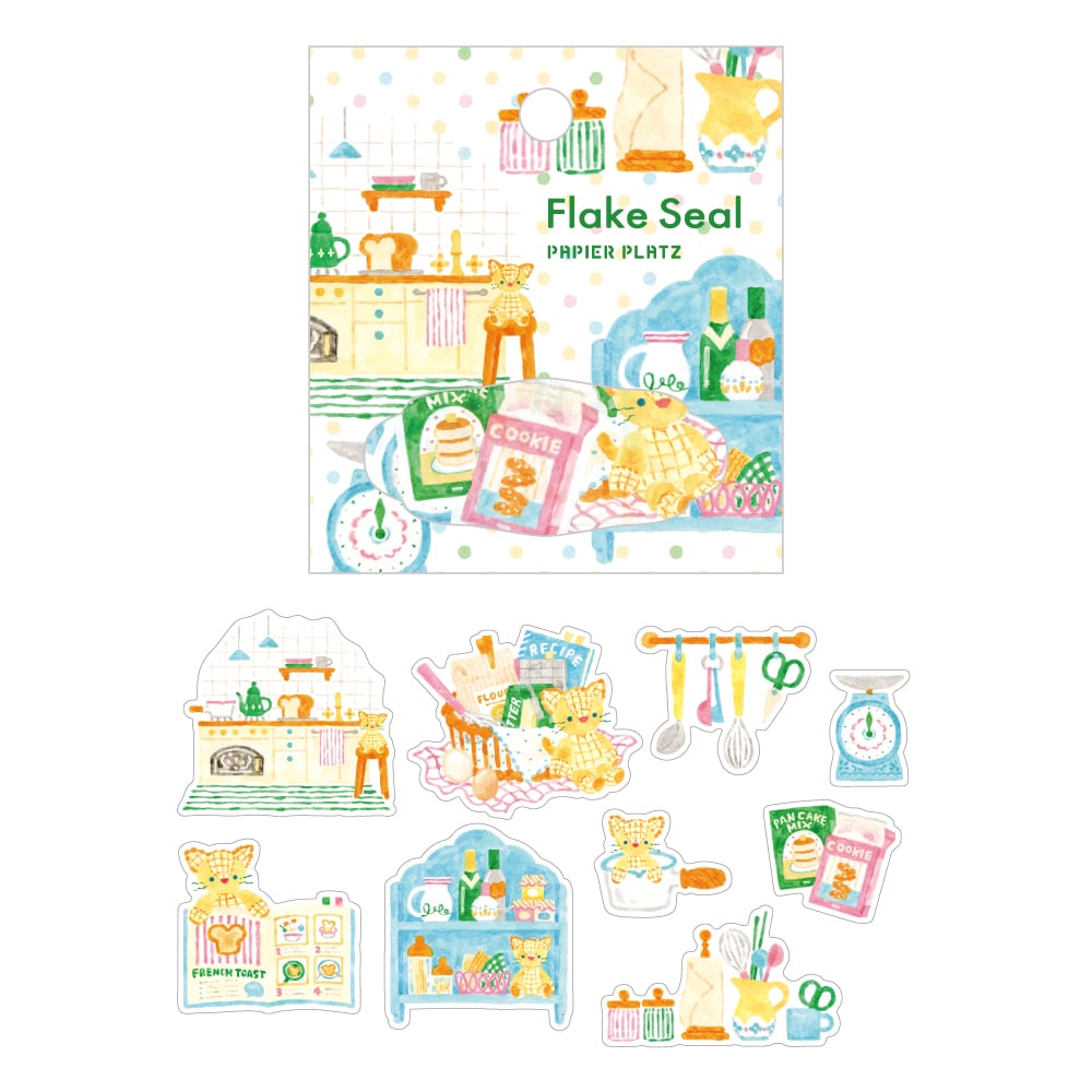 Nakauchi Waka Flake Sticker - Cat and Kitchen