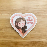 PaperaicaShop Not Today Cupid Vinyl Sticker