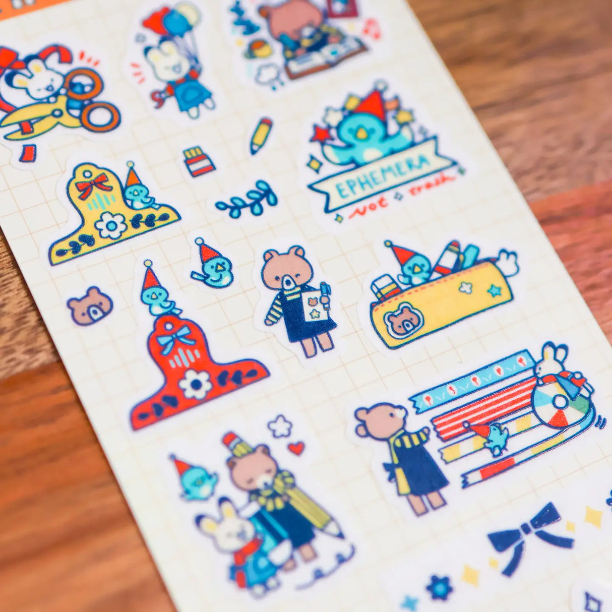 Journal and Craft Party Washi Sticker Sheet