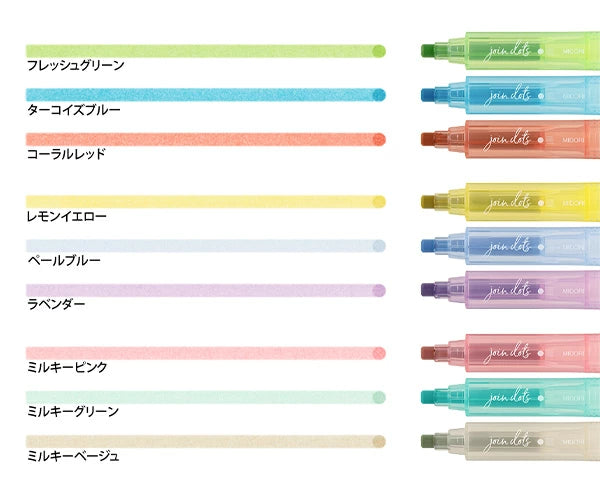 Midori Connecting Pen Join Dots - Light Tone