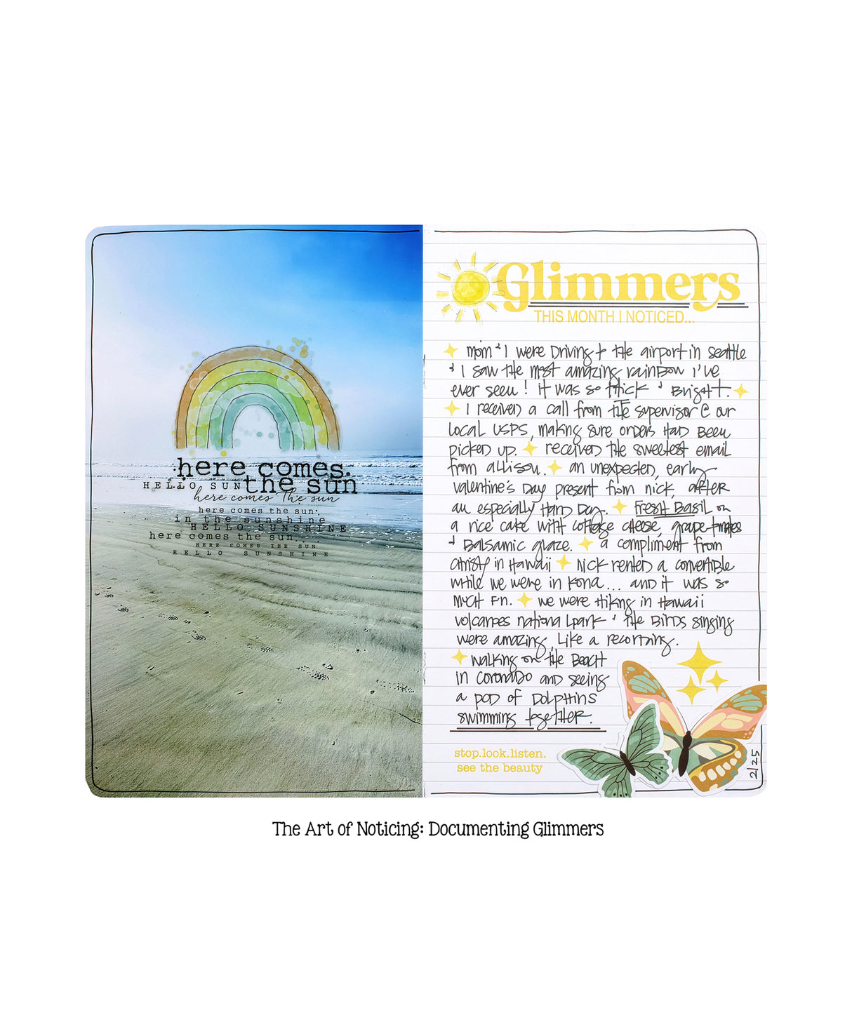 The Art of Noticing: Documenting Glimmers with Layle By Mail