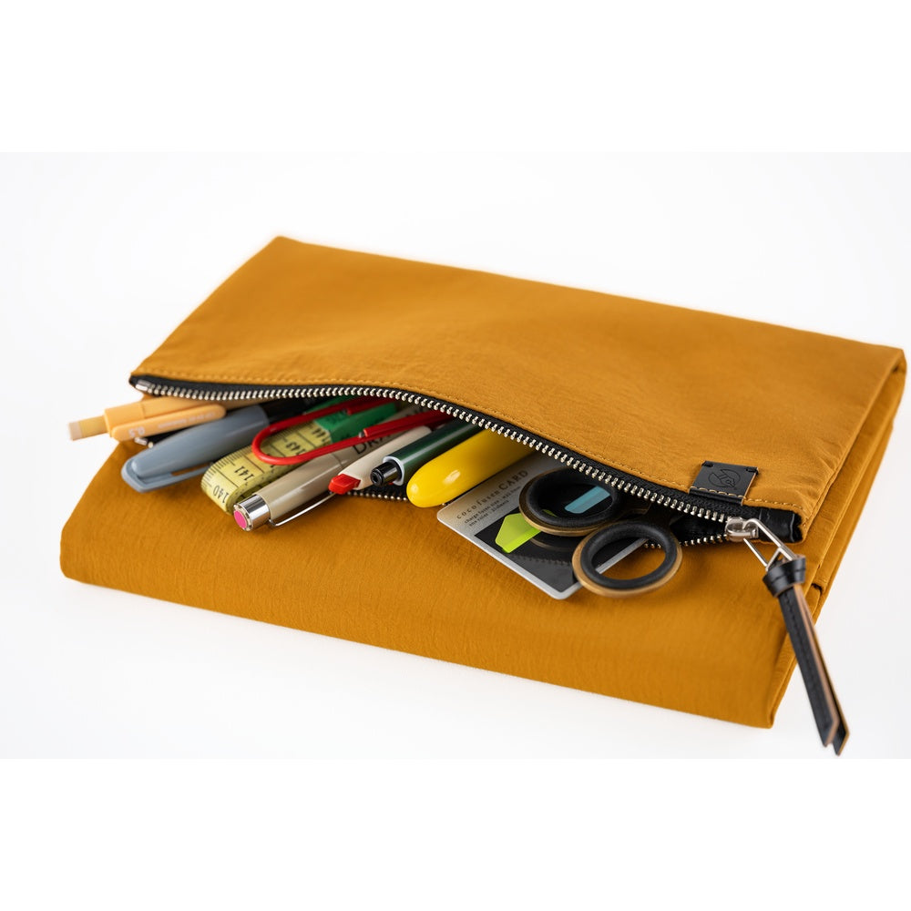 Hobonichi Techo A5 Cover - Tragen: Mustard