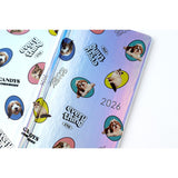 Hobonichi 2026 Weeks Candy Stripper: Random Dog & Cat (Aurora) [ENG/Tall & Slim/Jan Start]