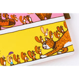 Hobonichi Techo 2026 Cousin A5 Book & Cover - 100%ORANGE: Where’s the Squirrel Going [ENG/A5/Jan Start]