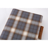 Hobonichi Techo 2026 Cousin A5 Book & Cover - Shirt Fabric: Foggy Plaid [ENG/A5/Jan Start]