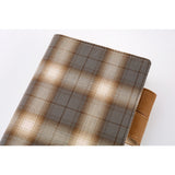 Hobonichi Techo 2026 Original Book & Cover - Shirt Fabric: Foggy Plaid [ENG/A6/Jan Start]