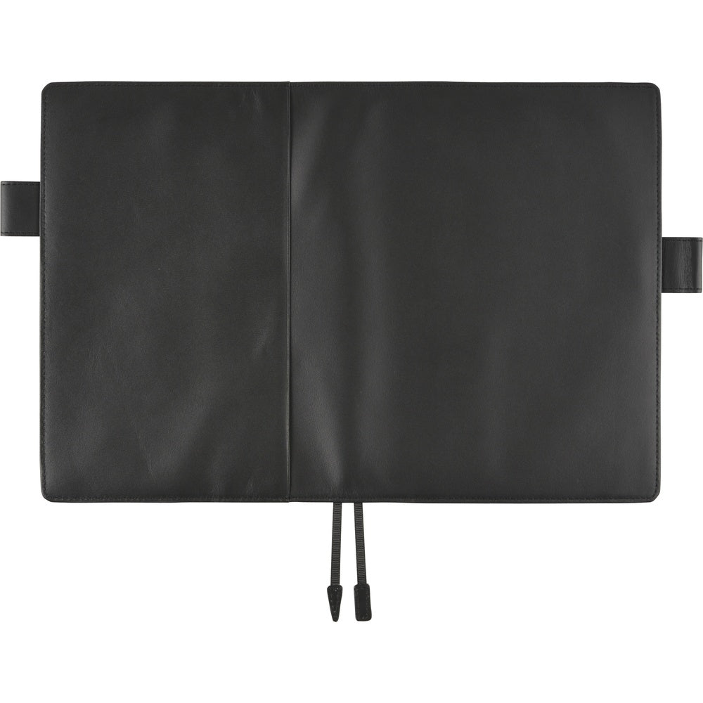 Hobonichi Techo A5 Cover - Leather: TS Basic - Black