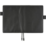 Hobonichi Techo A5 Cover - Leather: TS Basic - Black