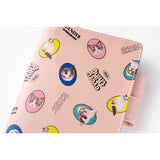 Hobonichi Techo 2026 Original Book & Cover - Candy Stripper: Random Dog & Cat (Pink) [ENG/A6/Jan Start]