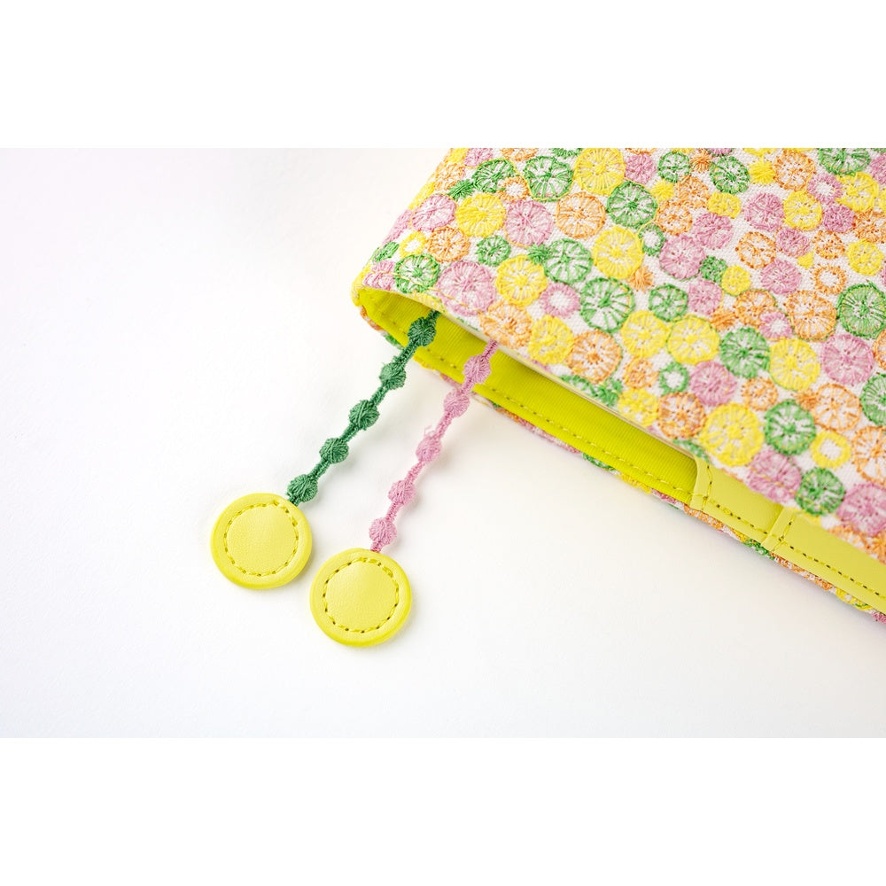 Hobonichi Techo 2026 Cousin A5 Book & Cover - mina perhonen: skyful (Yellow) [ENG/A5/Jan Start]