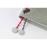 Hobonichi 2026 A6 Cover - mina perhonen: light berry (Green)