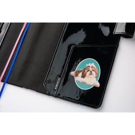 Hobonichi Techo 2026 Cousin A5 Book & Cover - Candy Stripper: Random Dog & Cat (Black) [ENG/A5/Jan Start]