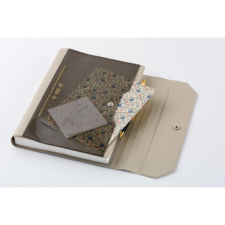 Hobonichi Techo 2026 Cousin A5 Book & Cover - Alettone: Gray [ENG/A5/Jan Start]