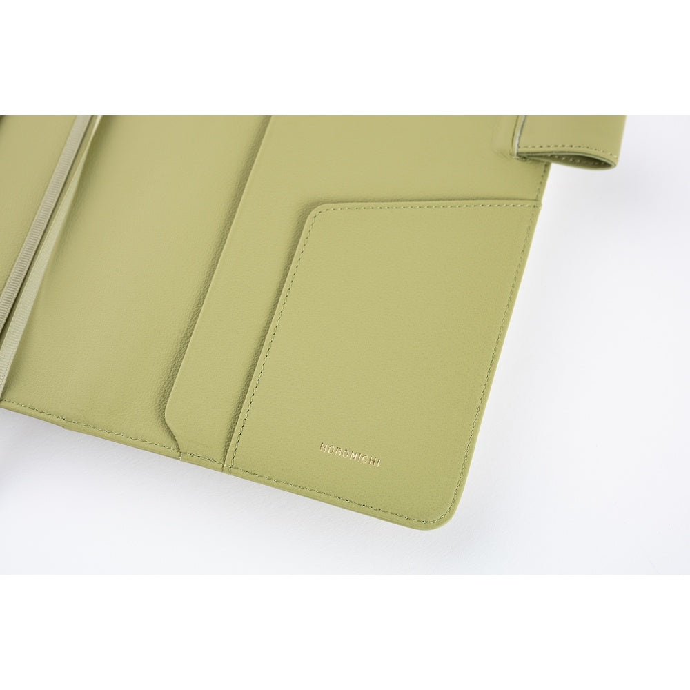 Hobonichi Techo 2026 Cousin A5 Book & Cover - Leather: Sage Green [ENG/A5/Jan Start]