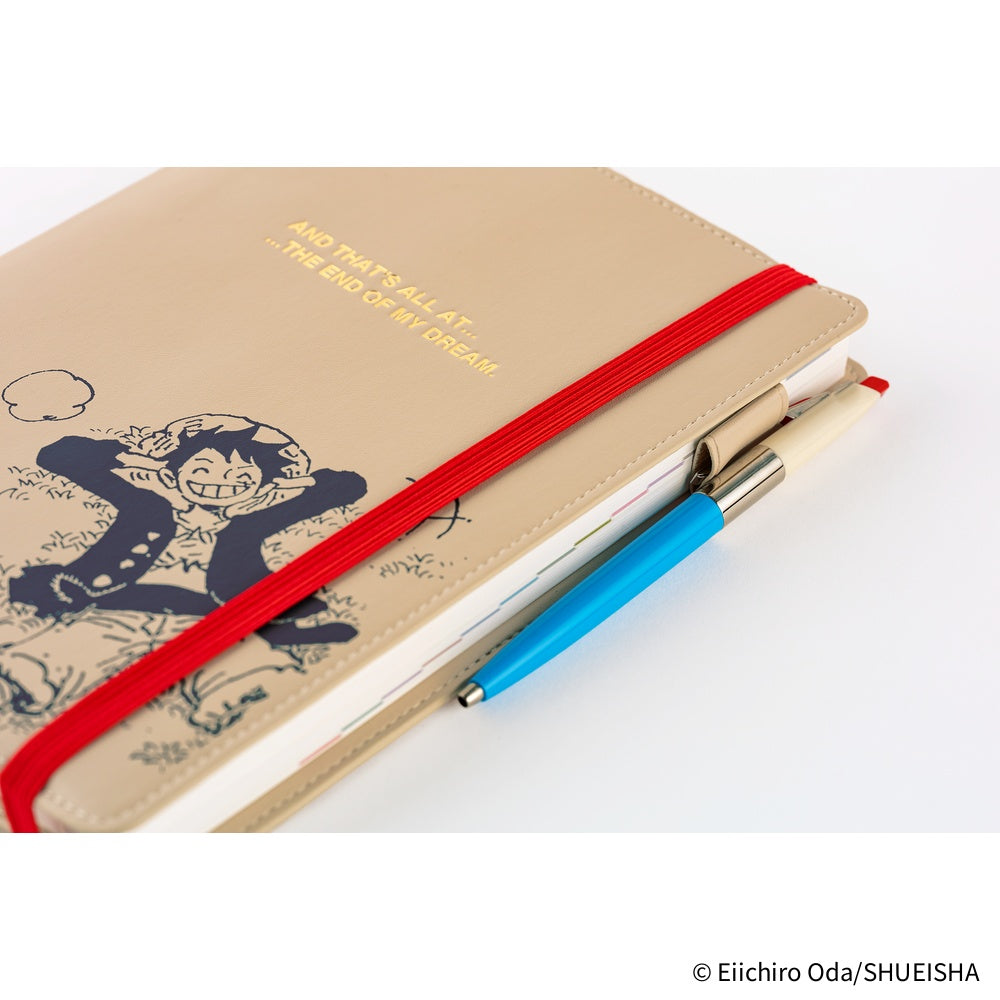 Hobonichi Techo 2026 Cousin A5 Book & Cover - ONE PIECE magazine End of Luffy’s Dream (Sand Beige)