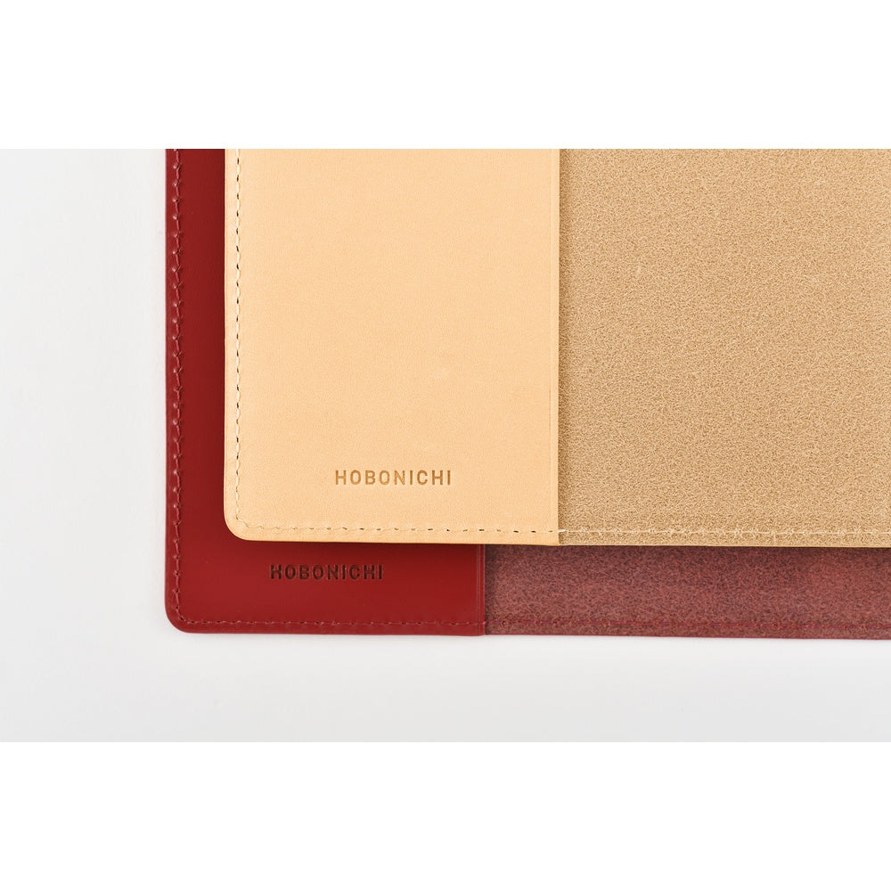 Hobonichi Techo 5-Year Cover A6 - Hobonichi 5-Year Techo Leather Cover (Red)