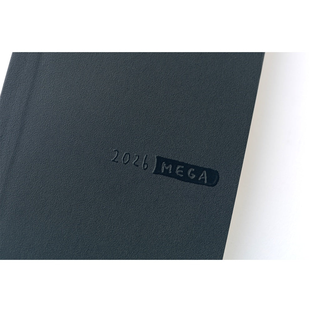 Hobonichi 2026 Weeks Mega Sneaker: Indigo Black [ENG/Tall & Slim/Jan Start]