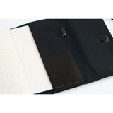 Hobonichi Techo Weeks Cover - Tragen: Black
