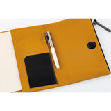 Hobonichi Techo A5 Cover - Tragen: Mustard