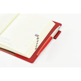 Hobonichi Techo 5-Year Cover A6 - Hobonichi 5-Year Techo Leather Cover (Red)