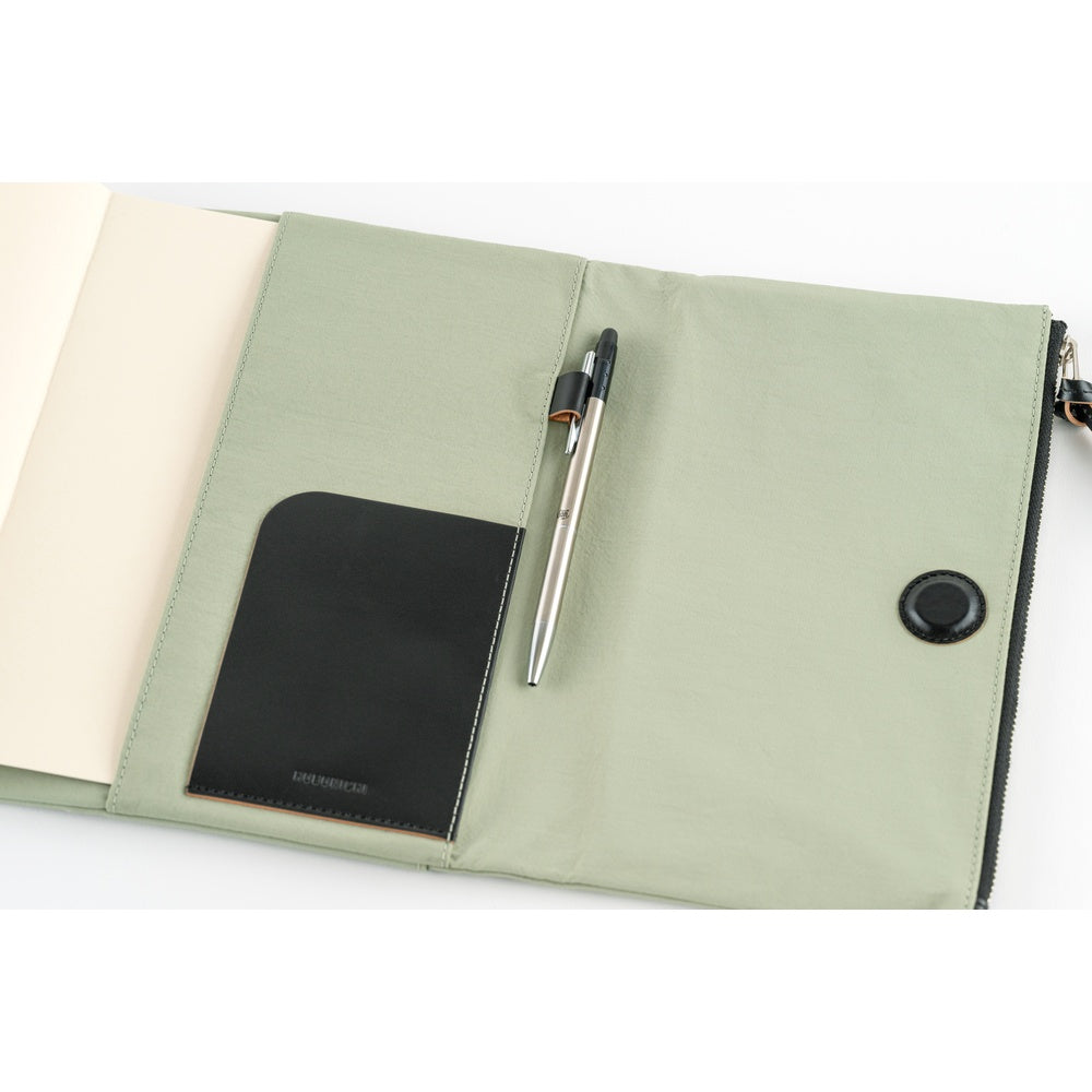 Hobonichi Techo A5 Cover - Tragen: Oakmoss