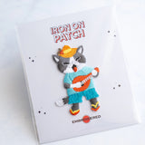 Musician Cat Iron-On Patch