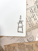 Paint Tube Rubber Stamp