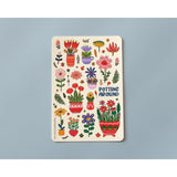 Whimsical Plants Vinyl Sticker Sheet