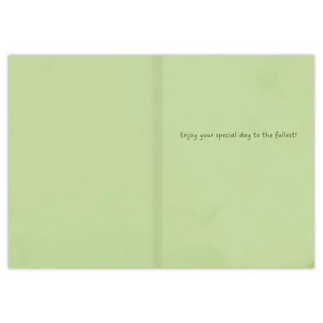 Townhouse Scene Birthday Card