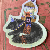 Marika Paz Vinyl Sticker - Booksworth and the Binturong