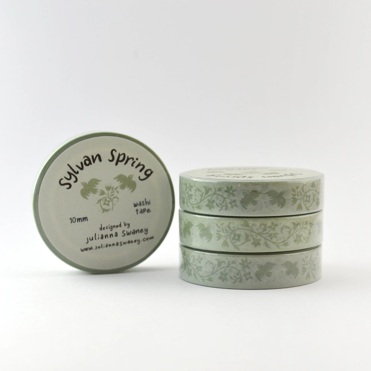 Sylvan Spring Green 10mm Washi Tape