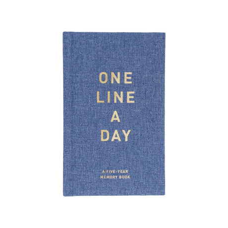 Denim One Line A Day Journal