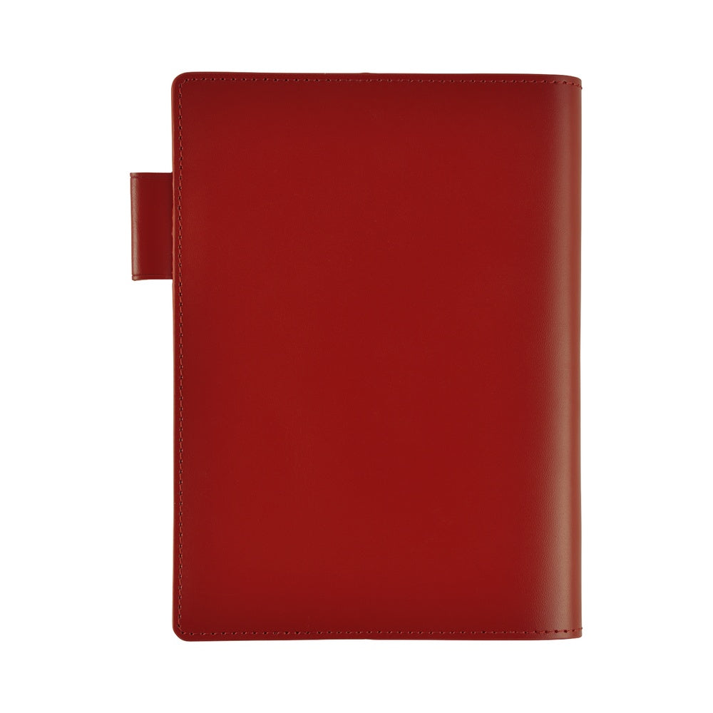 Hobonichi Techo 5-Year Cover A6 - Hobonichi 5-Year Techo Leather Cover (Red)
