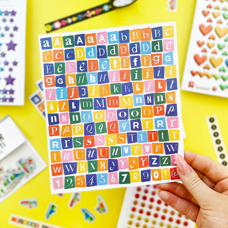 Mix & Mingle Big Alphabet Stickers (5ct)