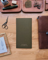 Sarica Studio Olive Green Notebook (Standard TN Size)