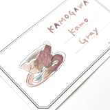 Coffee Ink Swatch Card Set by forme.

These business-sized cards can be used as ink sample cards, a small message card, a short record of cafe visits, or a simple memo card.