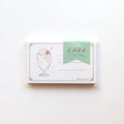 Cream Soda Ink Swatch Card Set by forme.

These business-sized cards can be used as ink sample cards, a small message card, a short record of cafe visits, or a simple memo card.