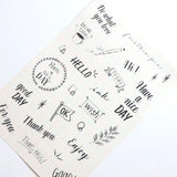 Hand Lettering Sticker Sheet by forme.

The handwriting of popular hand lettering writer Bechori has been made into a masking sticker!