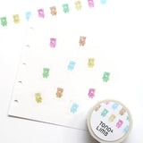 Tono & Lims 1 Washi Tape by forme.

A masking tape made in collaboration with Tono & Lims' adorable characters Kuma and Daku-kun!