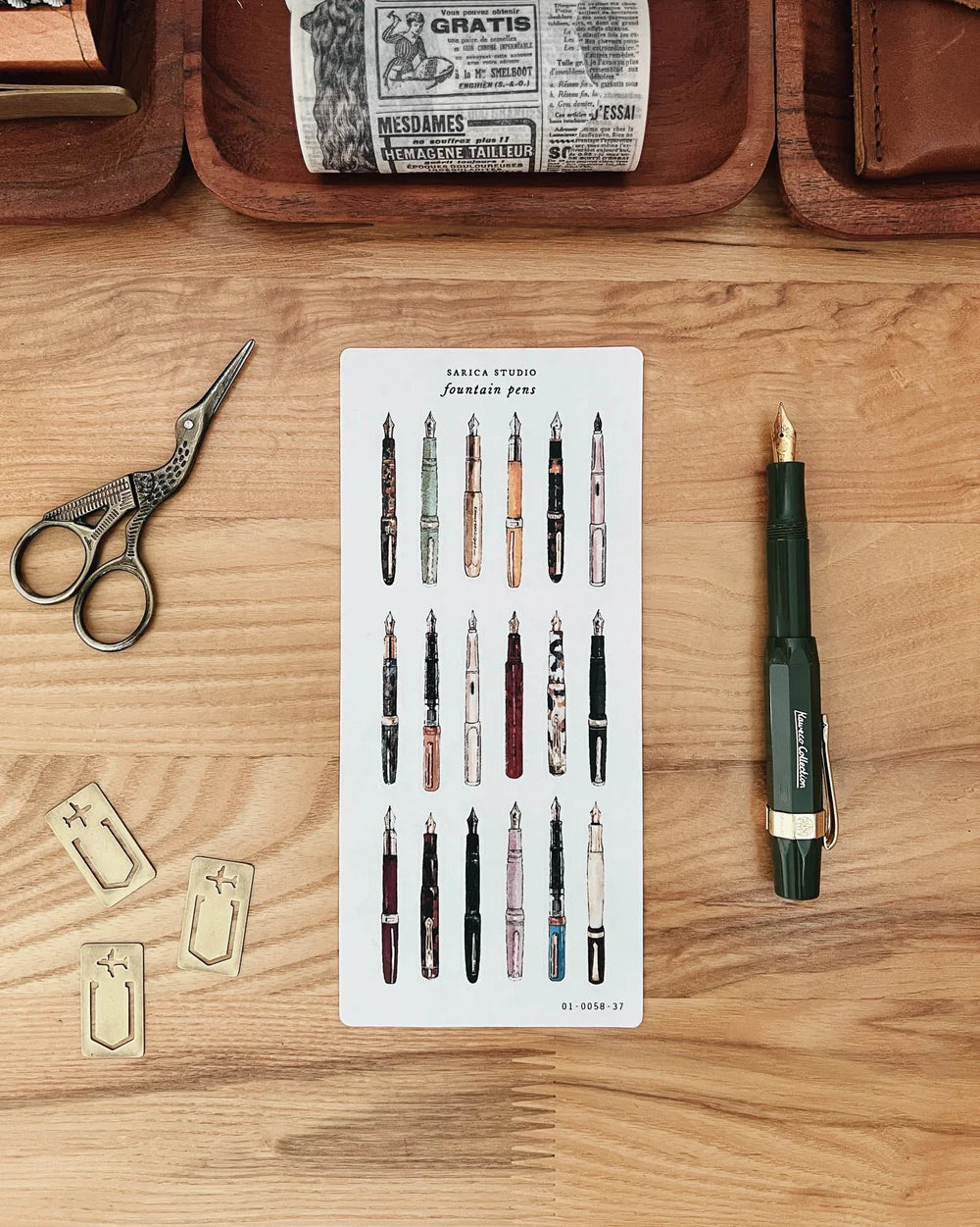 Sarica Studio Fountain Pen Stickers