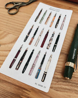 Sarica Studio Fountain Pen Stickers