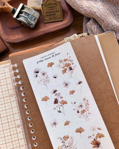 Sarica Studio Ginkgo & Flora Stickers