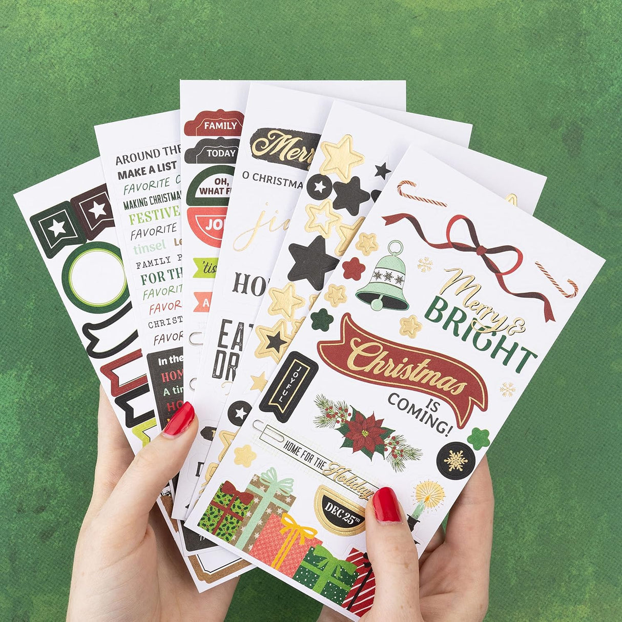 Vicki Boutin Evergreen & Holly Sticker Book