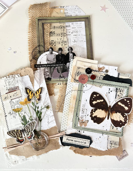 Vintage Ring Journal Tags Class