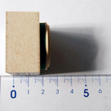 Penguin Open Here Rubber Stamp