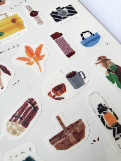 Saien x Miki Tamura Sticker Sheet - Trip