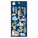 Saien x Miki Tamura Sticker Sheet - Forest