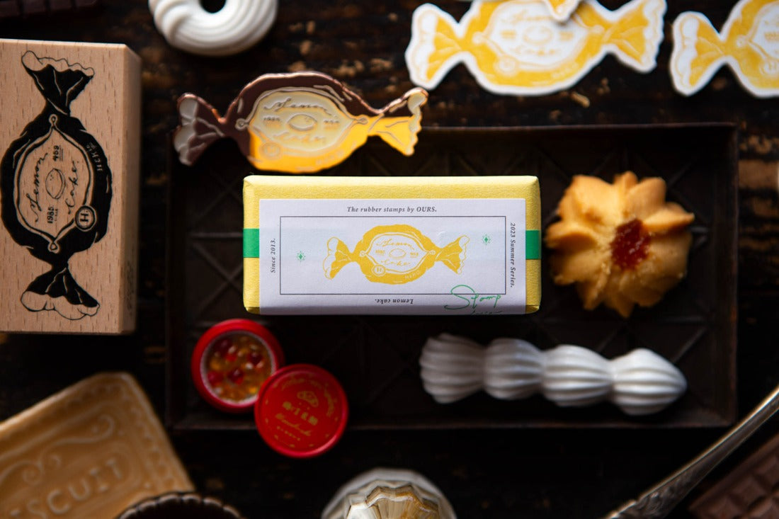 OURS Studio Lemon Cake Rubber Stamp