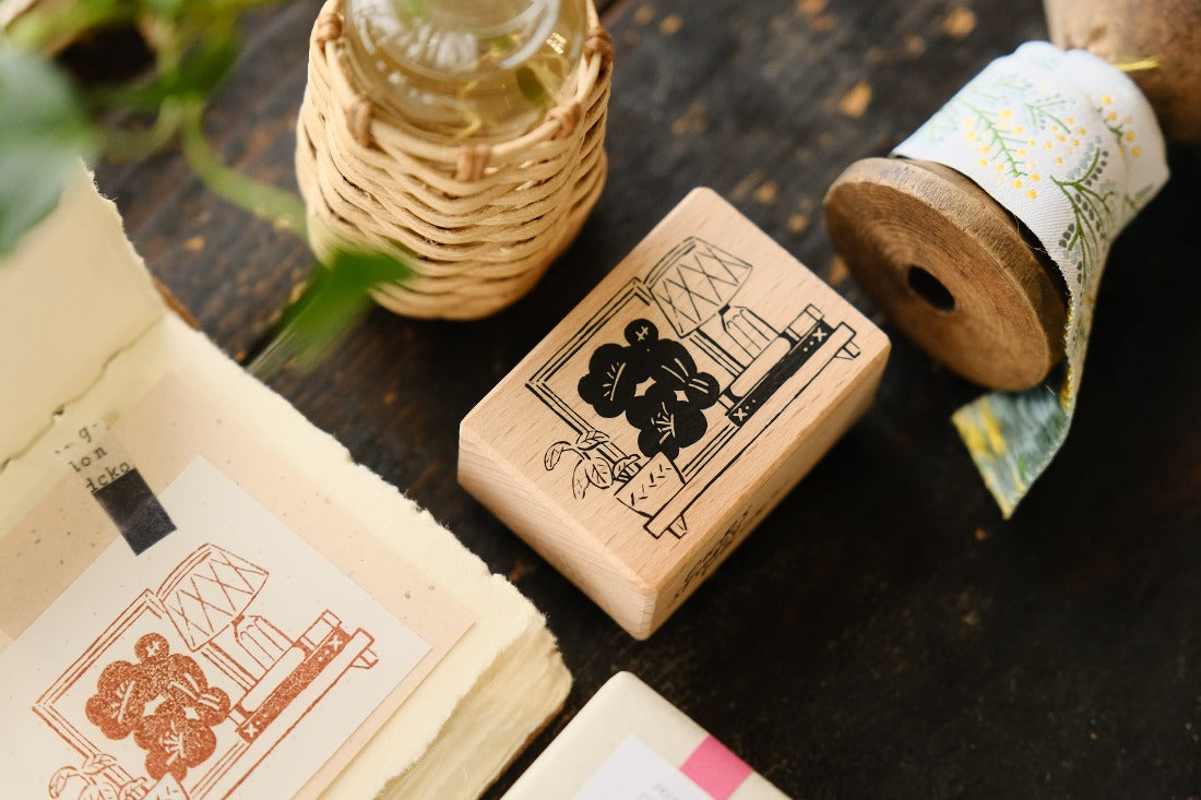 OURS Studio On the Wall Rubber Stamp