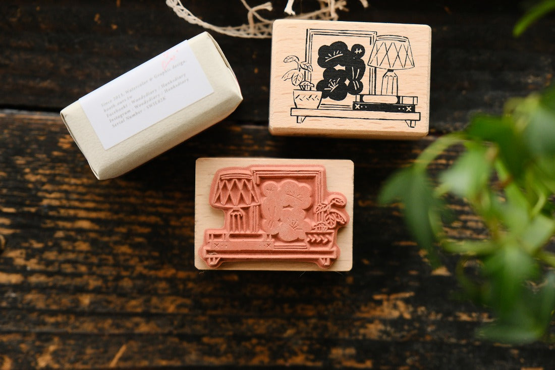 OURS Studio On the Wall Rubber Stamp